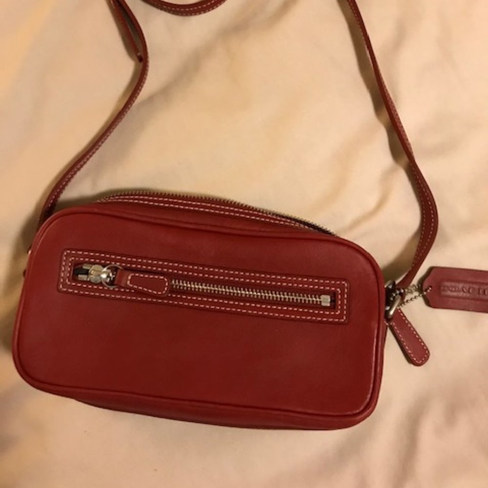 Brand New Red Leather Coach Bag never used